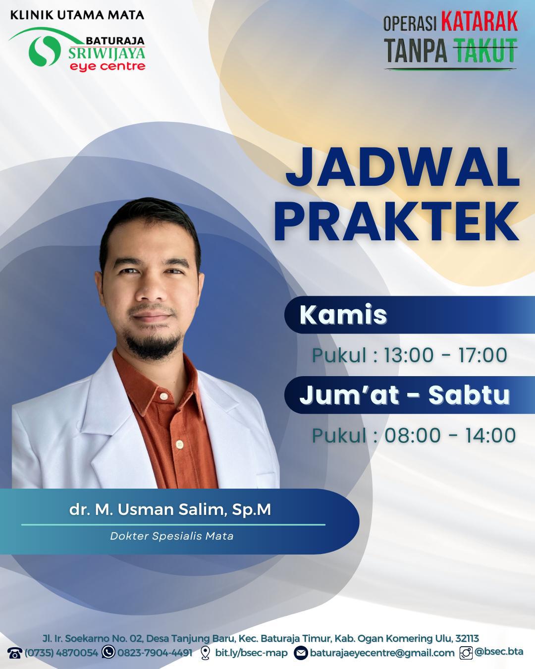 dr. M. Usman Salim, Sp.M